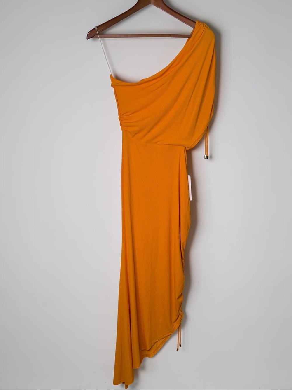 NWT Significant Other Cindy Dress Marigold One Shoulder Cutout Dress US 6 - Picture 5 of 13